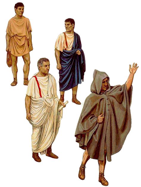 Raffigurazione di un prefetto romano in toga