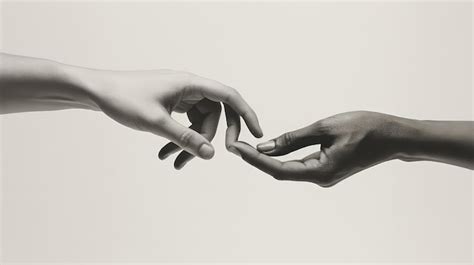 Una mano che restituisce un oggetto a un'altra mano