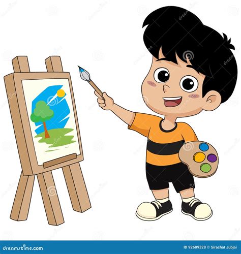 Bambino che dipinge