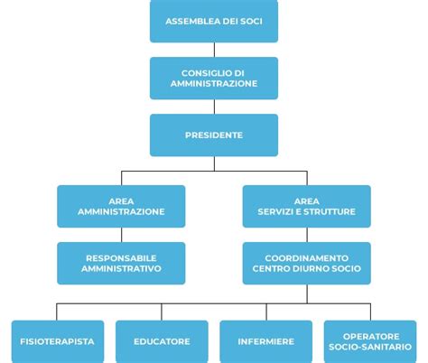 organigramma di una cooperativa sociale