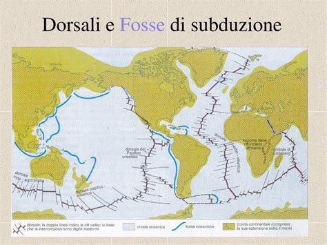 Mappa delle fosse oceaniche