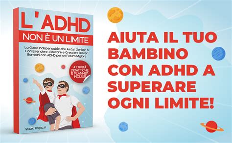Bambino con ADHD che fatica a concentrarsi su un libro