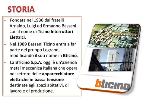Storia di BTicino e dei fratelli Bassani