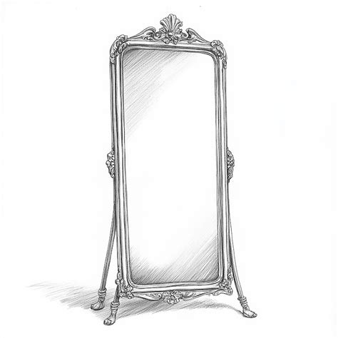 Immagine astratta di specchio infranto