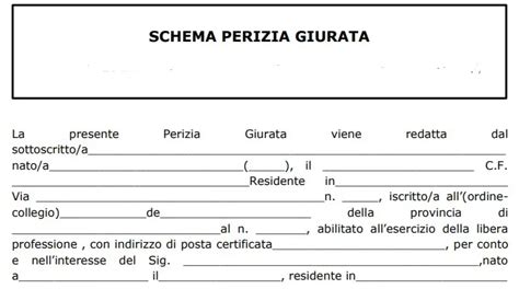 Immagine di una perizia legale con sigillo ufficiale