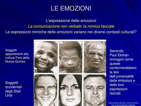 Espressione facciale delle emozioni