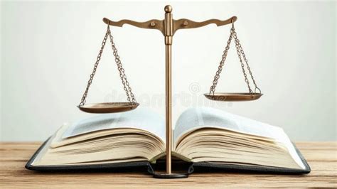 Bilancia della giustizia con un libro di psicologia