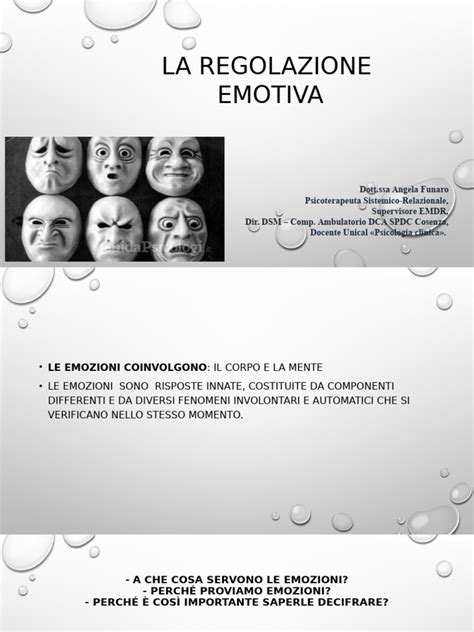 Infografica che illustra passi chiave per la regolazione emotiva: Identificazione, Accettazione, Espressione, Strategie di Coping.