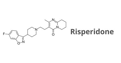 Diagramma che illustra gli effetti collaterali comuni e rari del Risperidone