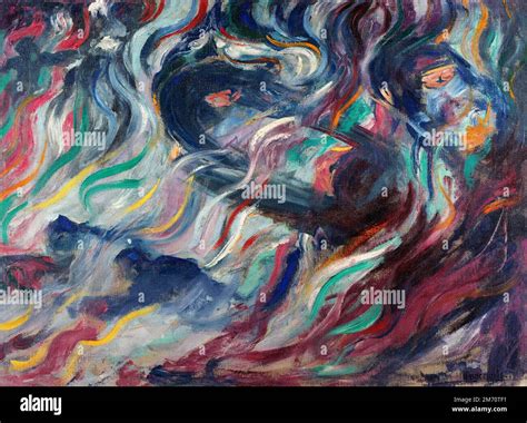 Illustrazione astratta che rappresenta stati d'animo contrastanti