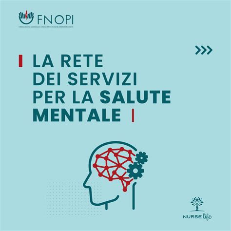 Diagramma che illustra la rete dei servizi di salute mentale