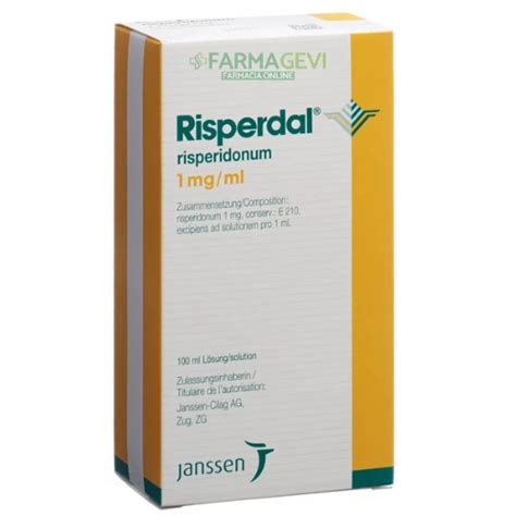Immagine di una confezione di Risperdal