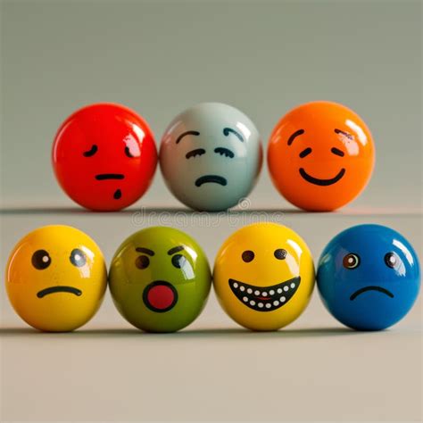 Illustrazione di diverse sfere emotive umane