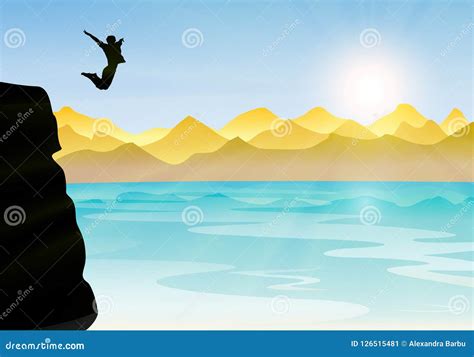 Illustrazione di Bella Swan che salta dalla scogliera