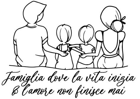 disegno di una famiglia fatta da un bambino