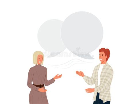 Illustrazione di due persone che parlano in un ambiente tranquillo