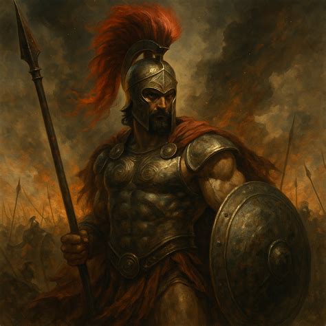 Rappresentazione artistica del dio greco Ares