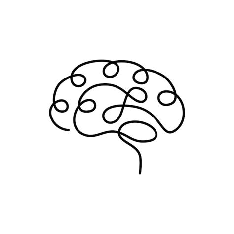 Logo stilizzato di un cervello con elementi di connessione e crescita