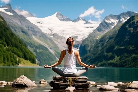 Una persona che pratica yoga all'aperto