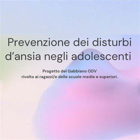 Infografica sui segnali precoci dei disturbi d'ansia negli adolescenti