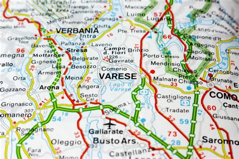 Mappa di Varese con evidenziata la posizione dell'Istituto Psicologico Europeo