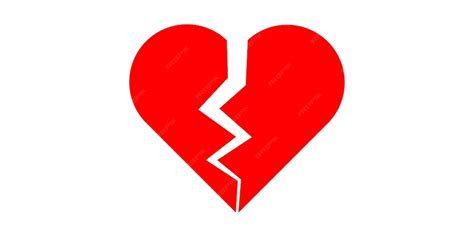 simbolo di un cuore spezzato con radici