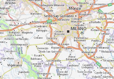 Mappa stilizzata di Corsico con icone che rappresentano studi psicologici