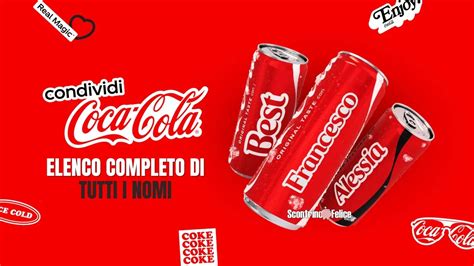 Immagine di lattine Coca-Cola personalizzate con nomi