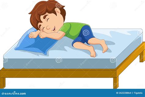Illustrazione di un bambino che dorme serenamente