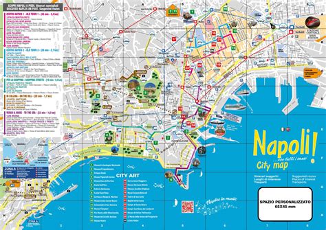 Mappa di Napoli con evidenziate le zone dove si trovano gli sportelli sessuologici