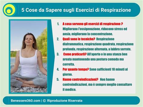 Persona che esegue esercizi di respirazione profonda