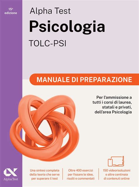 Copertina libro Alpha Test Psicologia TOLC-PSI