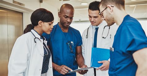 Doctor presenting a medical case