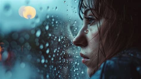 Persona che guarda fuori da una finestra pensierosa
