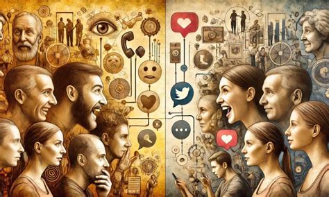 Illustrazione che rappresenta la dicotomia individuo-società nella Gestalt