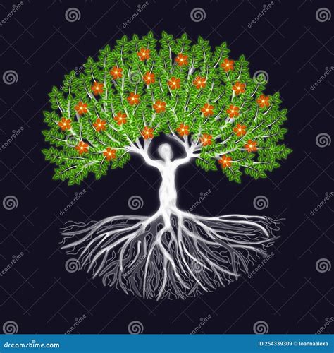 L'albero della vita con radici profonde