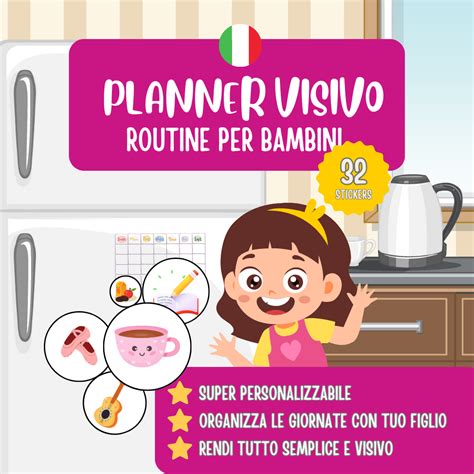 planner visivo per bambini