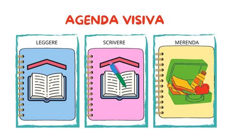 Agenda visiva per bambini con autismo