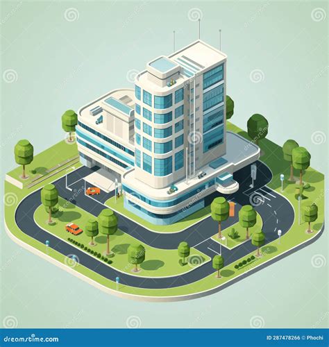 Struttura ospedaliera moderna con personale medico