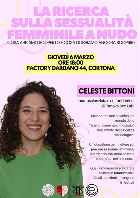 Locandina di un evento formativo sulla sessualità femminile