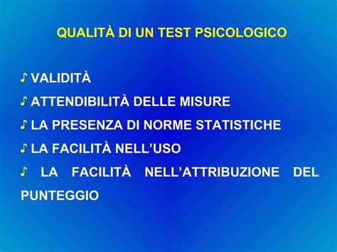 Schema concettuale della validità di un test psicologico