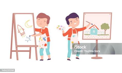 ragazzi che dipingono