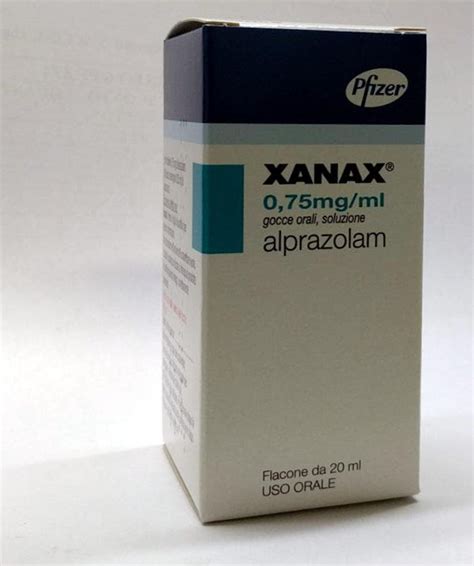 Farmaco alprazolam in compresse e gocce