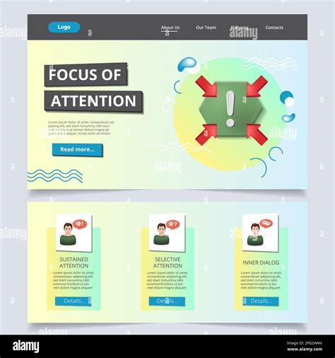 Illustrazione del concetto di attenzione selettiva