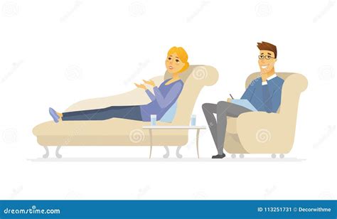 Illustrazione di una persona che parla con uno psicologo