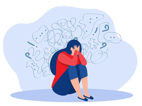 Illustrazione di pensieri intrusivi e compulsioni