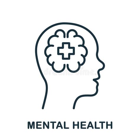 simbolo di salute mentale con colori pastello