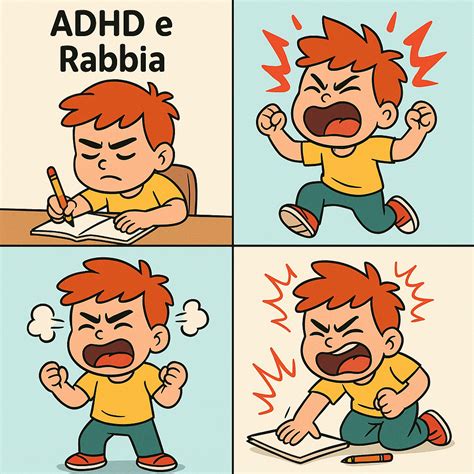 Bambino con ADHD in un'aula strutturata