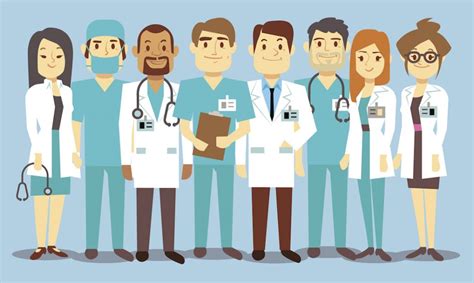 Team di professionisti sanitari che collaborano