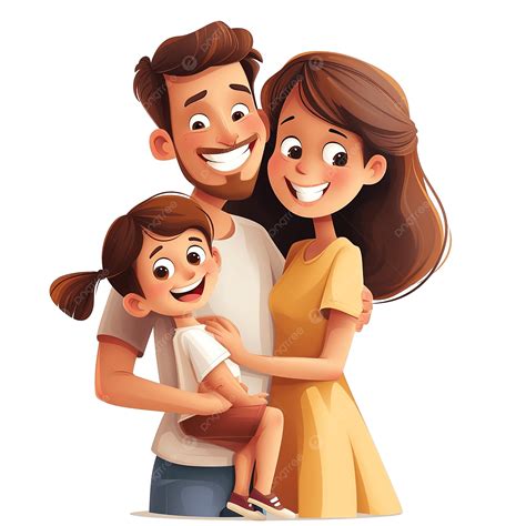 Illustrazione che rappresenta una famiglia